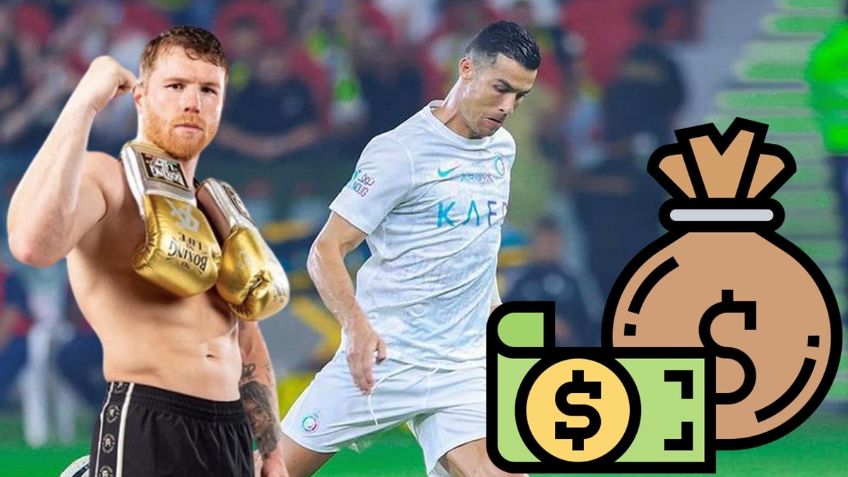 ¿Canelo Álvarez es más rico que Cristiano Ronaldo? Esto dicen los números