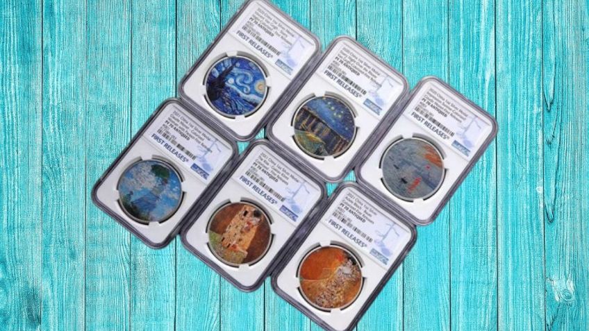 ¿Cuál es la colección de monedas de Van Gogh que se vende en más de 150 mil pesos?