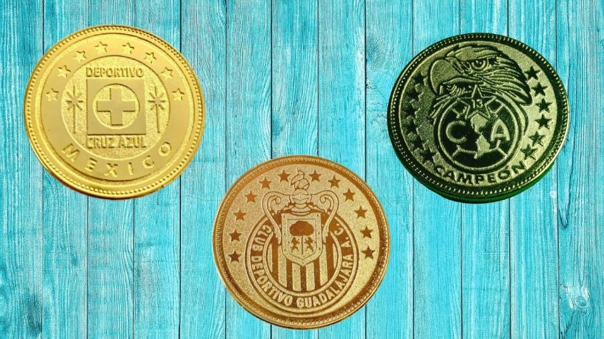 Monedas de Chivas, América y Cruz Azul valen casi 2 mil pesos en internet | FOTOS