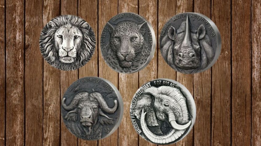 ¿Cómo son las monedas de plata con animales que se venden en 130 mil pesos?