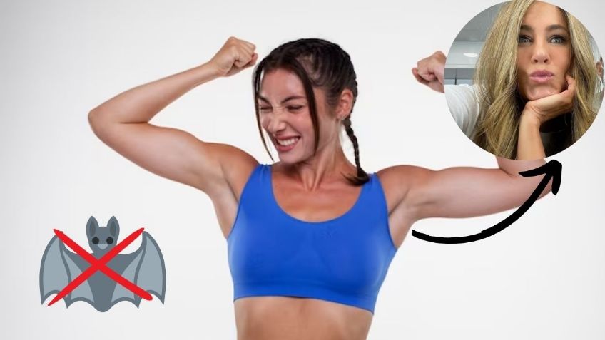 ¿Cómo reducir las alas de murciélago? Rutina de ejercicios de Jennifer Aniston