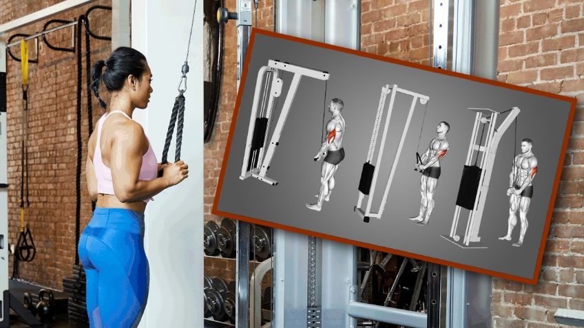 ¿Cómo hacer los Tricep Pushdowns y qué errores evitar para eliminar alas de murciélago? | VIDEO