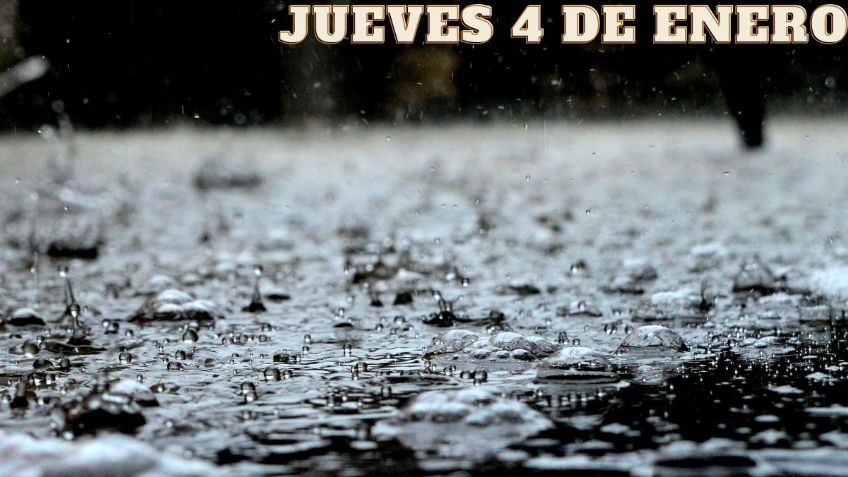 Frente Frío 22: Los estados con lluvias y heladas para hoy jueves 4 de enero
