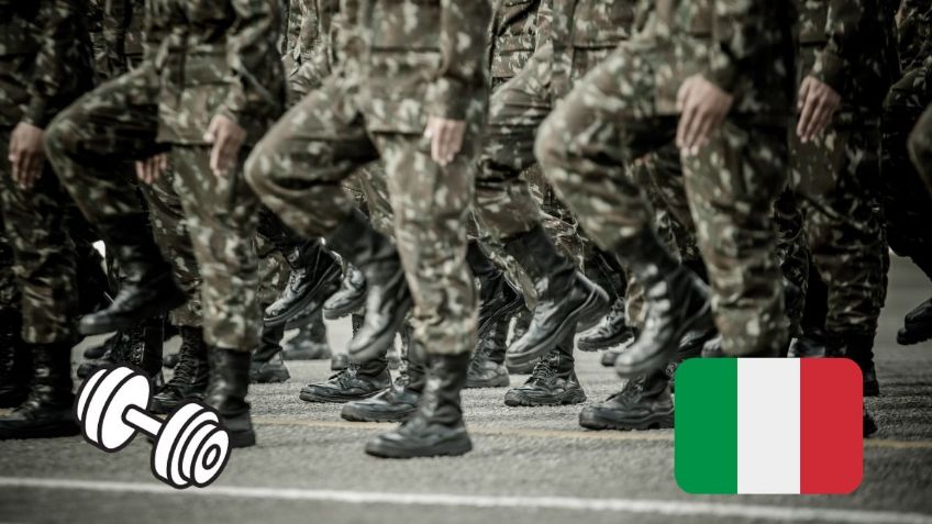 Aumenta el tamaño de tus músculos con el entrenamiento militar italiano
