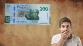 Exigen 200 mil pesos por este billete de 200 pesos gracias a su número de serie