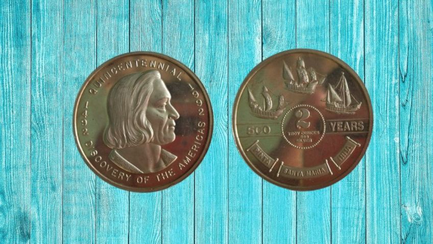 ¿Por qué la moneda de Cristóbal Colón vale casi 300 mil pesos?