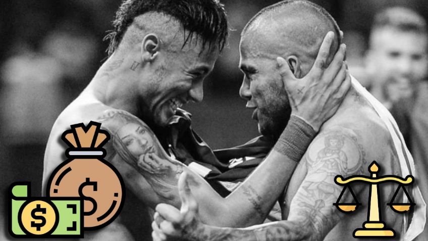 Así es como Neymar ayuda a Dani Alves en su juicio por abuso sexual