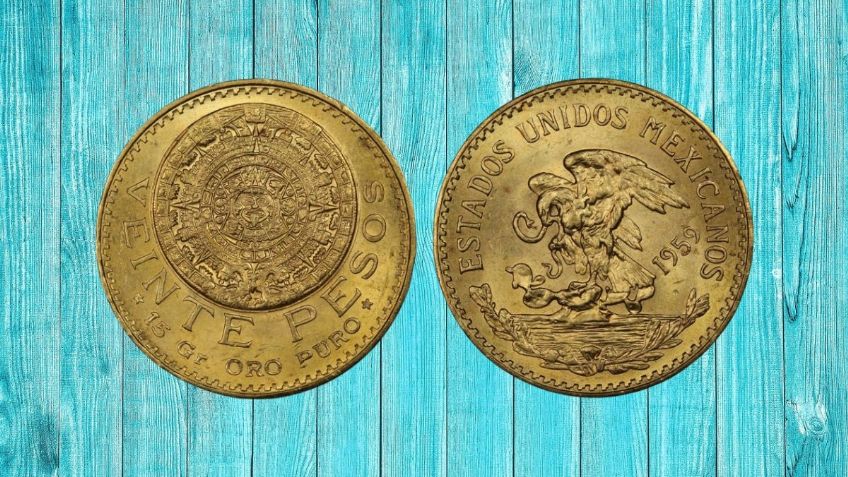 ¿Cuál es la moneda de oro que se vende por casi 20 mil pesos?