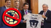 Foto ilustrativa de la nota titulada: AMLO le manda guiño a los Pumas tras vencer al América en el Clásico Capitalino