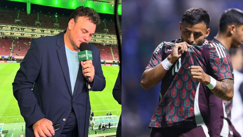 David Faitelson defiende a Alexis Vega tras ser abucheado en el partido de México vs Estados Unidos