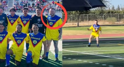 Difunden VIDEO de Matías Vuoso jugando con la playera del América a los 42 años