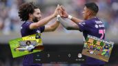 Foto ilustrativa de la nota titulada: Los MEMES se rinden ante Chino Huerta tras anotar doblete en la goleada de Pumas sobre San Luis