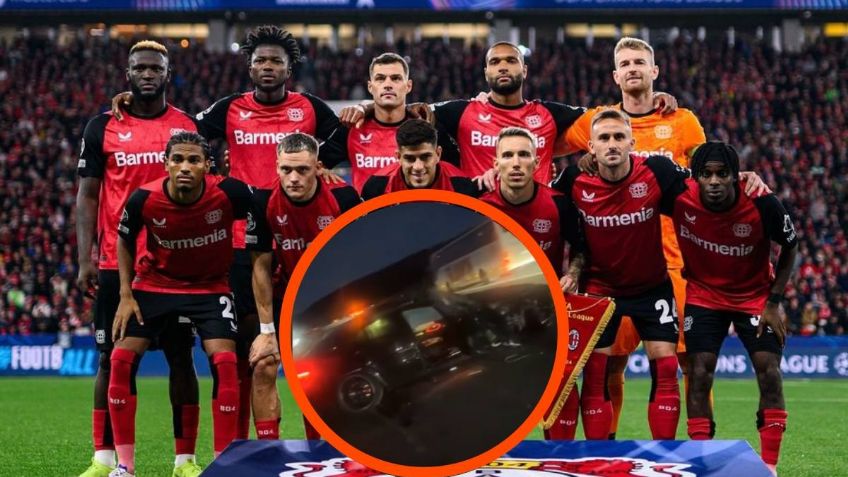 Estrella del Bayer Leverkusen sufre aparatoso accidente automovilístico y sobrevive de milagro