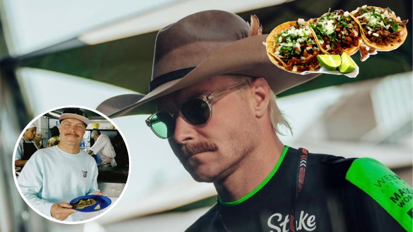 Valtteri Bottas llega a la CDMX y lo presume comiendo tacos previo al GP de México
