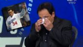 Foto ilustrativa de la nota titulada: Hugo Sánchez rompe en llanto durante programa EN VIVO al despedirse de Fernando Valenzuela