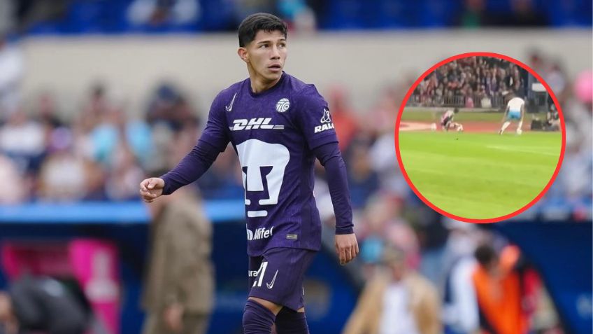 Así fue la impactante lesión que sufrió Michell Rodríguez en el partido de Pumas vs Cruz Azul