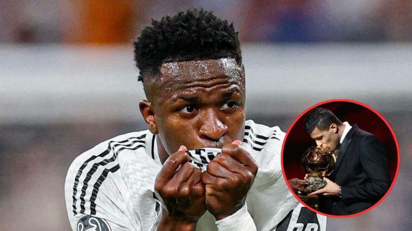 La brutal reacción de Vinicius Jr al Balón de Oro ganado por Rodri