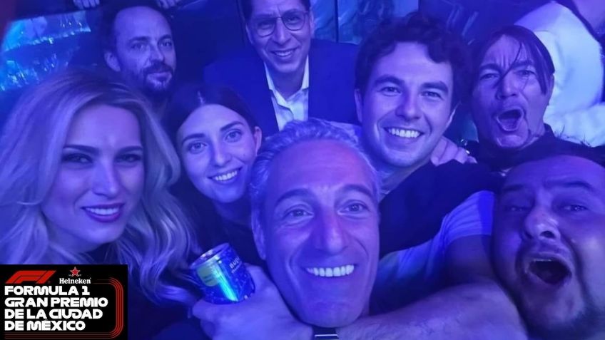 Así celebró Checo Pérez junto a su esposa Carola su participación en el GP de México | VIDEO