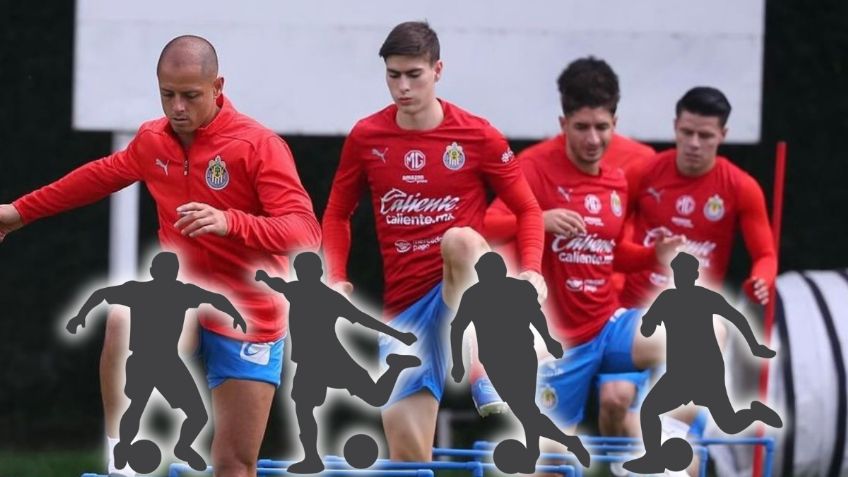 Los 4 delanteros de la cantera de Chivas que podrían quitarle su lugar a Chicharito Hernández