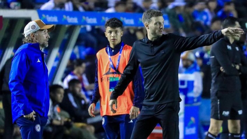 ¿Se burló de Tigres? Así fue el festejo de Martín Anselmi tras conseguir el empate con Cruz Azul