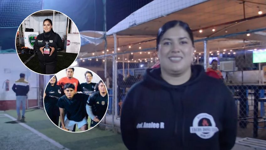 Mujer arma equipo con sus exnovios y los dirige en liga local de Durango | VIDEO