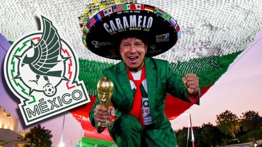 Ya salió el peine y a esto se dedica Caramelo, el aficionado que siempre está en partidos de México