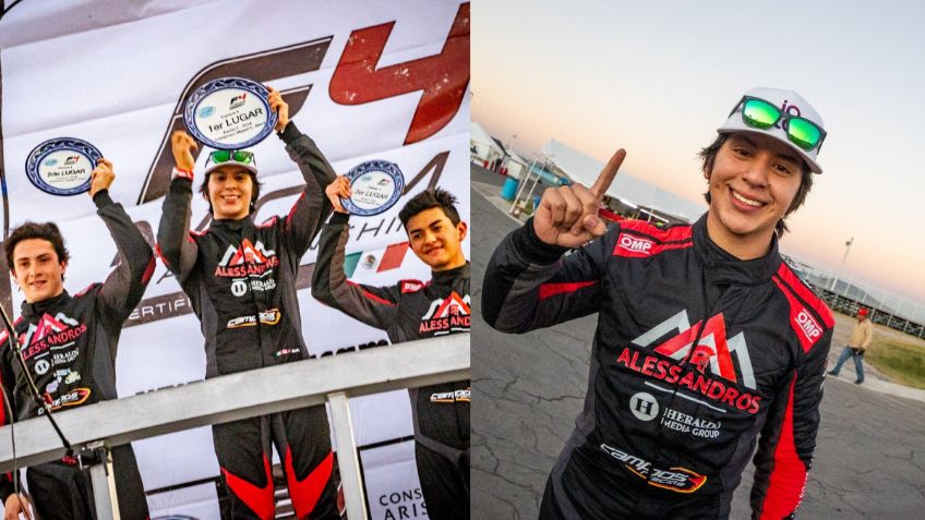 Alessandros Racing conquista el podio de la F4 NACAM en Puebla