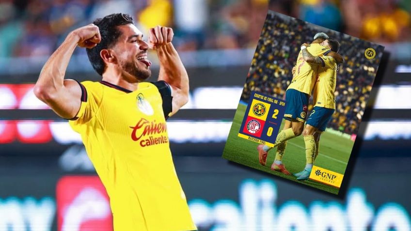 El sorpresivo festejo de Henry Martín tras la goleada del América al Toluca en Cuartos de Final