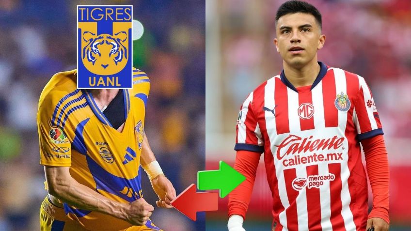 La tentadora oferta que Tigres le ofreció a Chivas para fichar a Fernando Beltrán