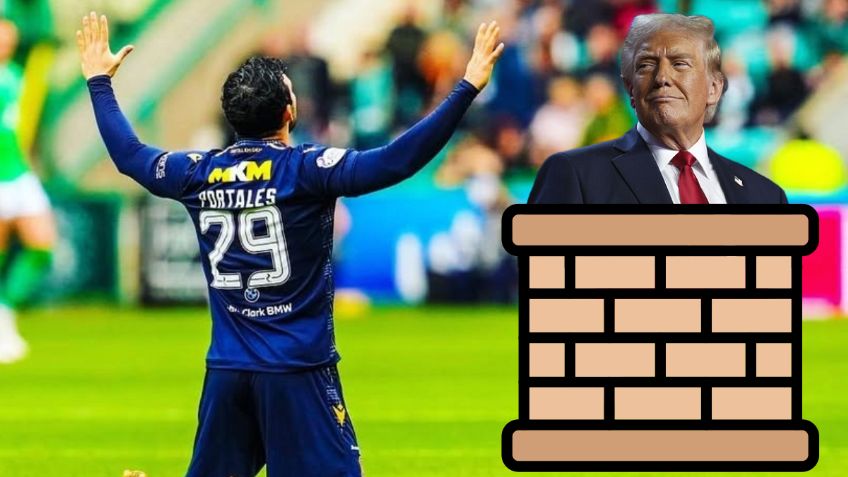 Es mexicano, juega en Escocia y fue relacionado con el muro de Donald Trump