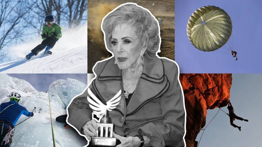 Este es el deporte extremo que practicaba Silvia Pinal