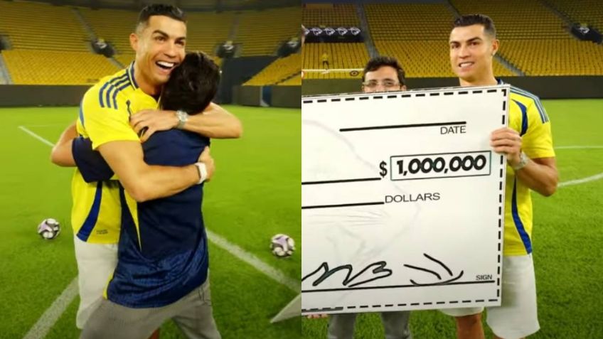 Fanático vence a Cristiano Ronaldo y gana un millón de dólares