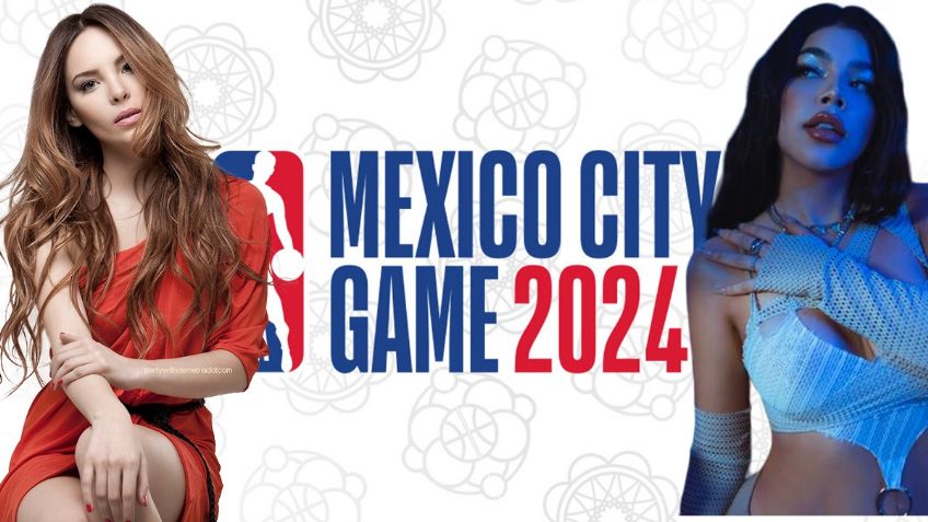 Belinda y Kenia Os se roban todas las miradas tras asistir al juego de la NBA en México