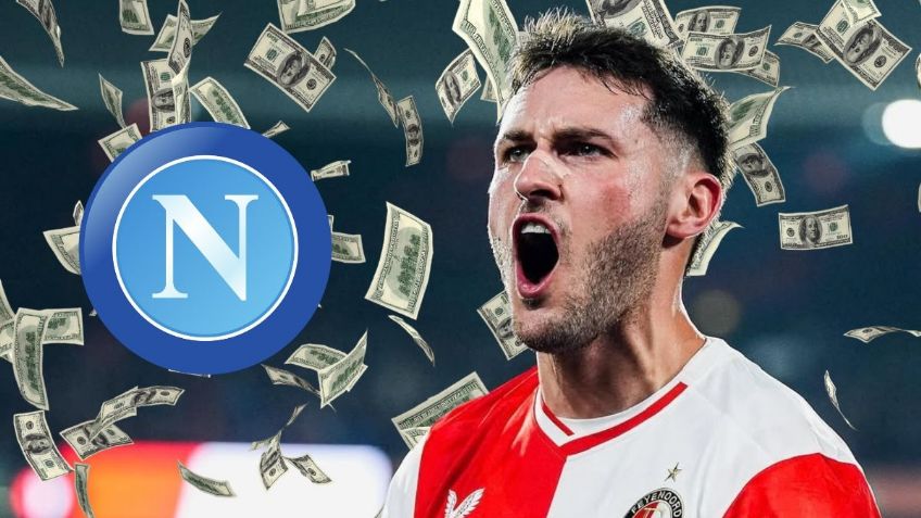 La MILLONARIA cifra que tendrá que pagar el Napoli para fichar a Santiago Giménez en 2025