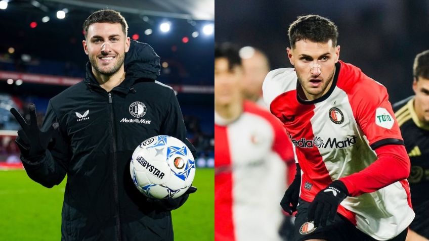 Santi Giménez asegura estar en recuperación pese a su reciente Hat-Trick: "Estoy en el proceso"