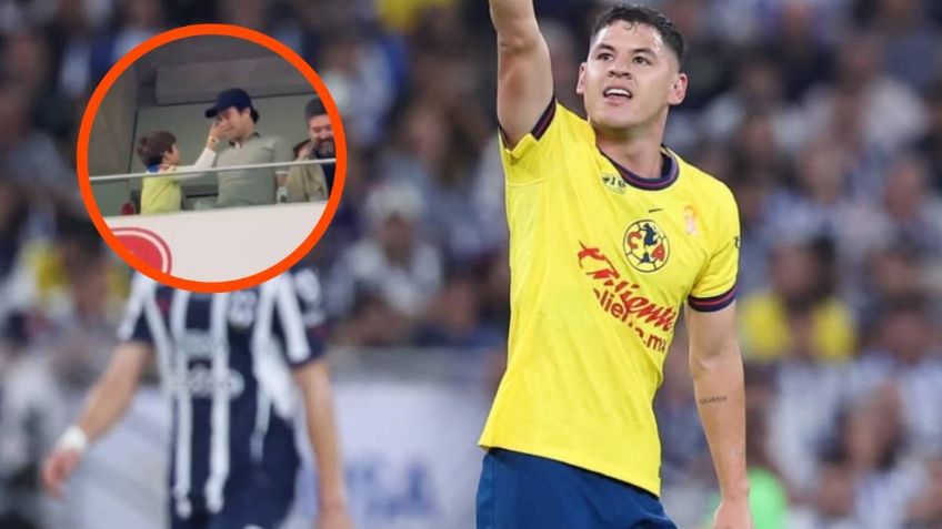 Lo que no se vio en TV, así festejó Checo Pérez el golazo de Richard Sánchez en la final con Rayados