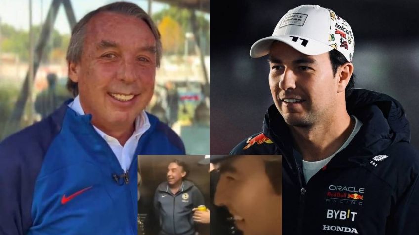 Fanático se queda atrapado en elevador con Checo Pérez y Emilio Azcárraga tras victoria del América