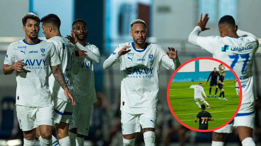 Neymar vuelve a marcar con el Al Hilal tras más de un año fuera de las canchas