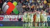 Dónde ver EN VIVO la Jornada 5 del Clausura 2024 | Horarios y canales de transmisión