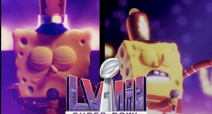 VIDEO: Así fue la HISTÓRICA interpretación de Bob Esponja en el Super Bowl LVIII