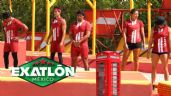 Equipo rojo disfruta del viaje mientras humilla a los azules en la Batalla Colosal del Exatlón México