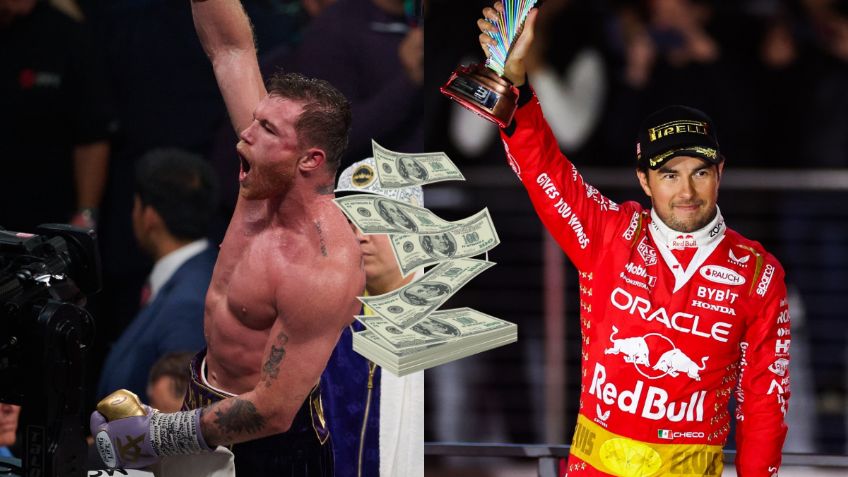 Canelo Álvarez o Checo Pérez; ¿quién tiene la mayor FORTUNA?