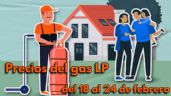 Precio del Gas LP del domingo 18 al viernes 24 de febrero. ¿Cómo saber cuánto cuesta en mi municipio?