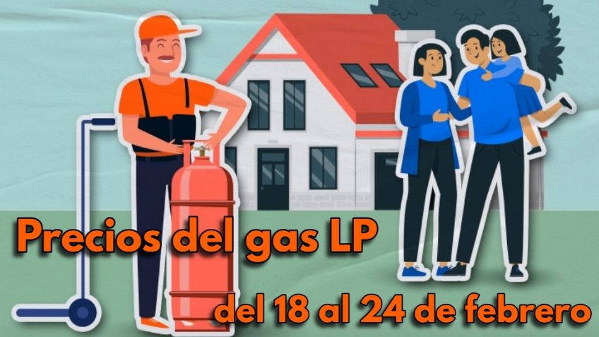 Precio del Gas LP del domingo 18 al viernes 24 de febrero. ¿Cómo saber cuánto cuesta en mi municipio?