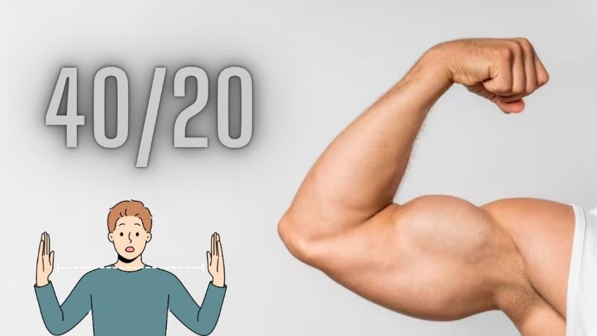 Con el método 40/20 define y fortalece tus brazos rápidamente