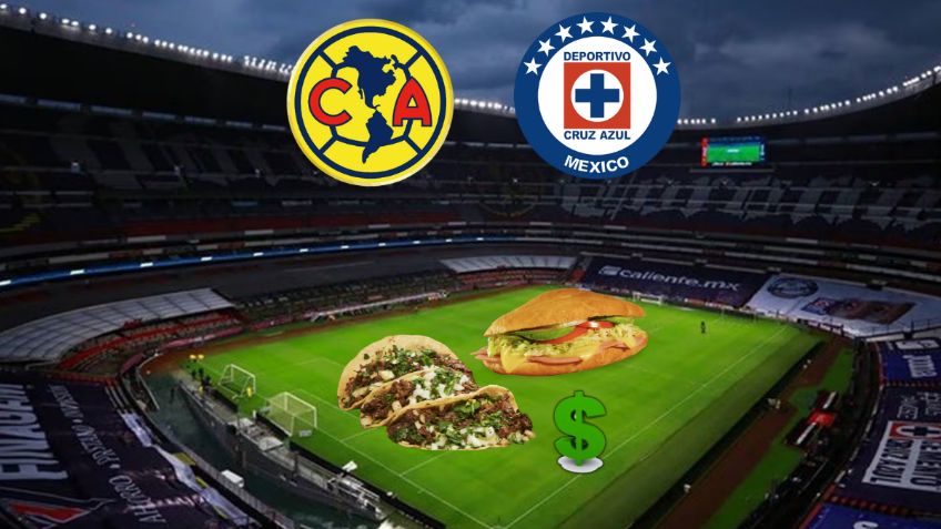 Clásico Joven: Tortas, tacos y más, ¿cuánto cuesta comer fuera del Estadio Azteca previo al América vs Cruz Azul?