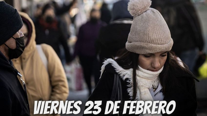 Estados con LLUVIAS y HELADAS por el Frente Frío 37 hoy viernes 23 de febrero