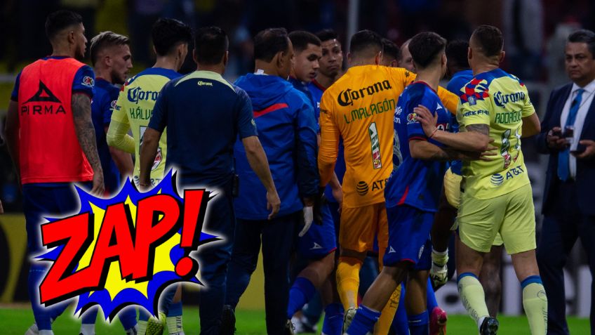 VIDEO demuestra bronca de Cruz Azul tras perder contra el América; ¿hubo expulsados?
