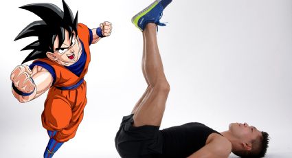 ¿Cuál es la rutina que Goku realiza para tener un abdomen de acero según la AI?