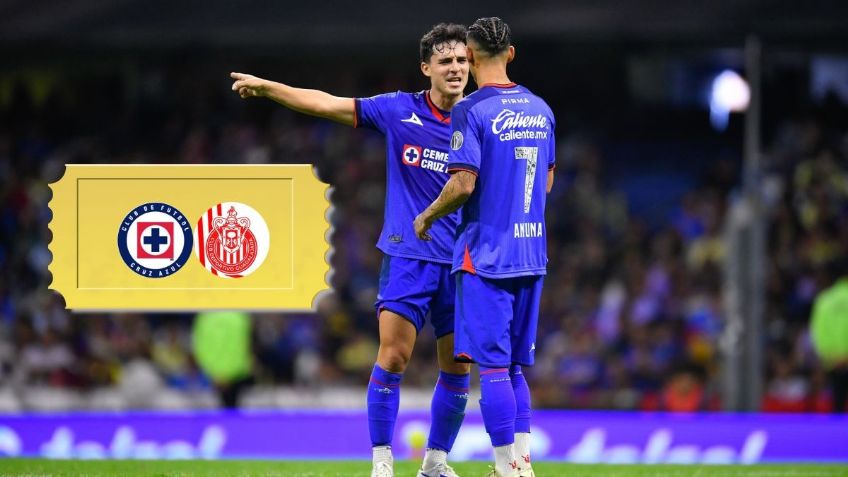Cruz Azul vs Chivas: PRECIO de los boletos y a qué hora empieza la venta general HOY